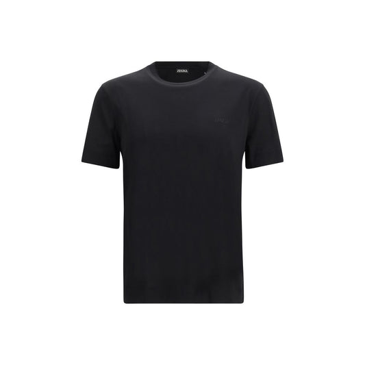 Black Cotton T-Shirt