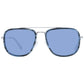 Blue Metal Sunglasses