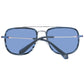 Blue Metal Sunglasses
