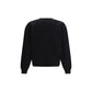 Black Cotton Sweatshirt