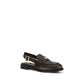 Brown Calf Leather Bos Taurus Slip-On Loafers