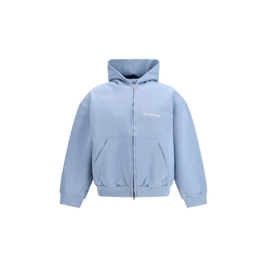 Light Blue Cotton Sweatshirt