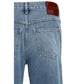 Blue Cotton Slim Fit Jeans
