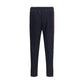 Blue Polyester Joggers (Workout Pants)