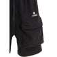 Black Cotton Bermuda Shorts