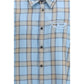 Light Blue Cotton Pattern Shirt