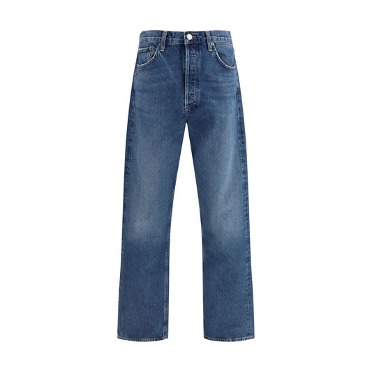 Blue Cotton Relaxed Fit Jeans