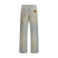 Blue Cotton Relaxed Fit Jeans
