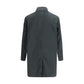 Gray Polyester Coat