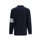 Blue Cotton Polo Shirt