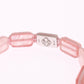 Elegant 925 Silver CZ Diamond Quartz Bracelet