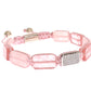 Elegant 925 Silver CZ Diamond Quartz Bracelet