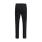 Black Cotton Casual Pants
