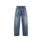 Blue Cotton Jeans Denim