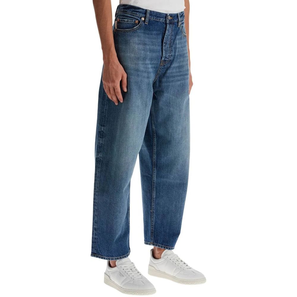 Blue Cotton Jeans Denim