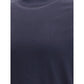Blue Cotton Long Sleeve T-Shirt
