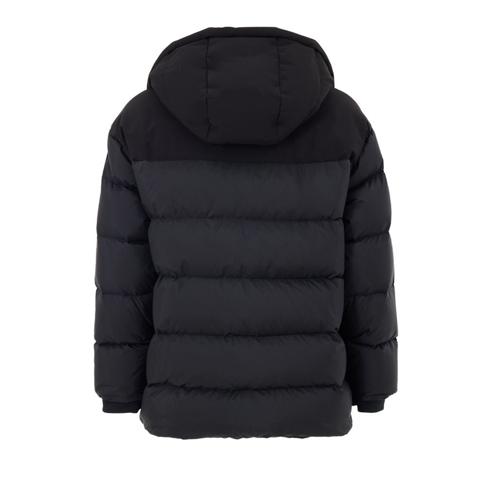 Black Nylon Jackets And Coat