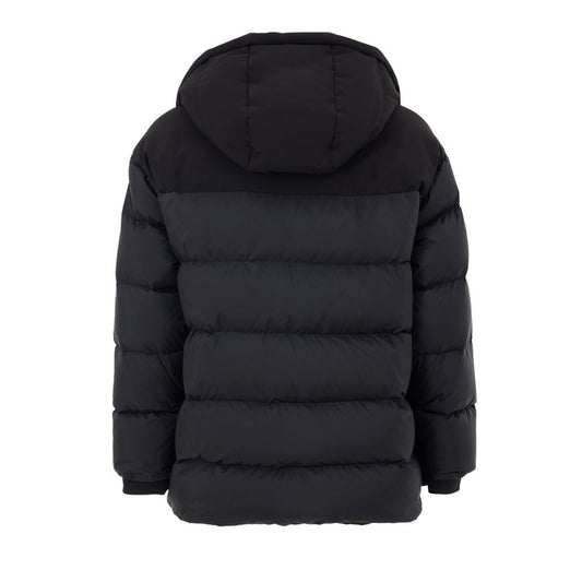 Black Nylon Jackets And Coat