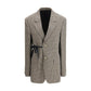 Multicolor Lyocell Coat
