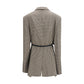 Multicolor Lyocell Coat