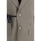 Multicolor Lyocell Coat