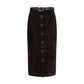 Brown Lamb Ovis Aries Aries Midi Skirt