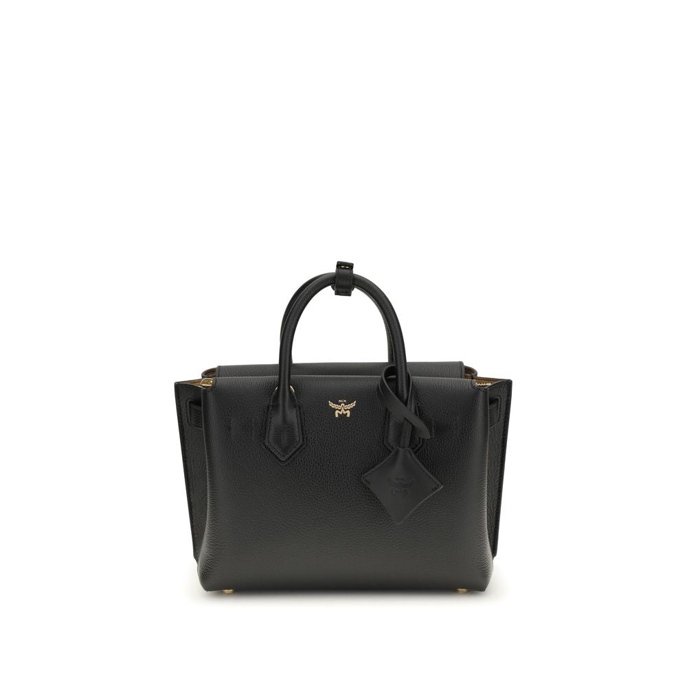 Black Calf Leather Bos Taurus Handbag