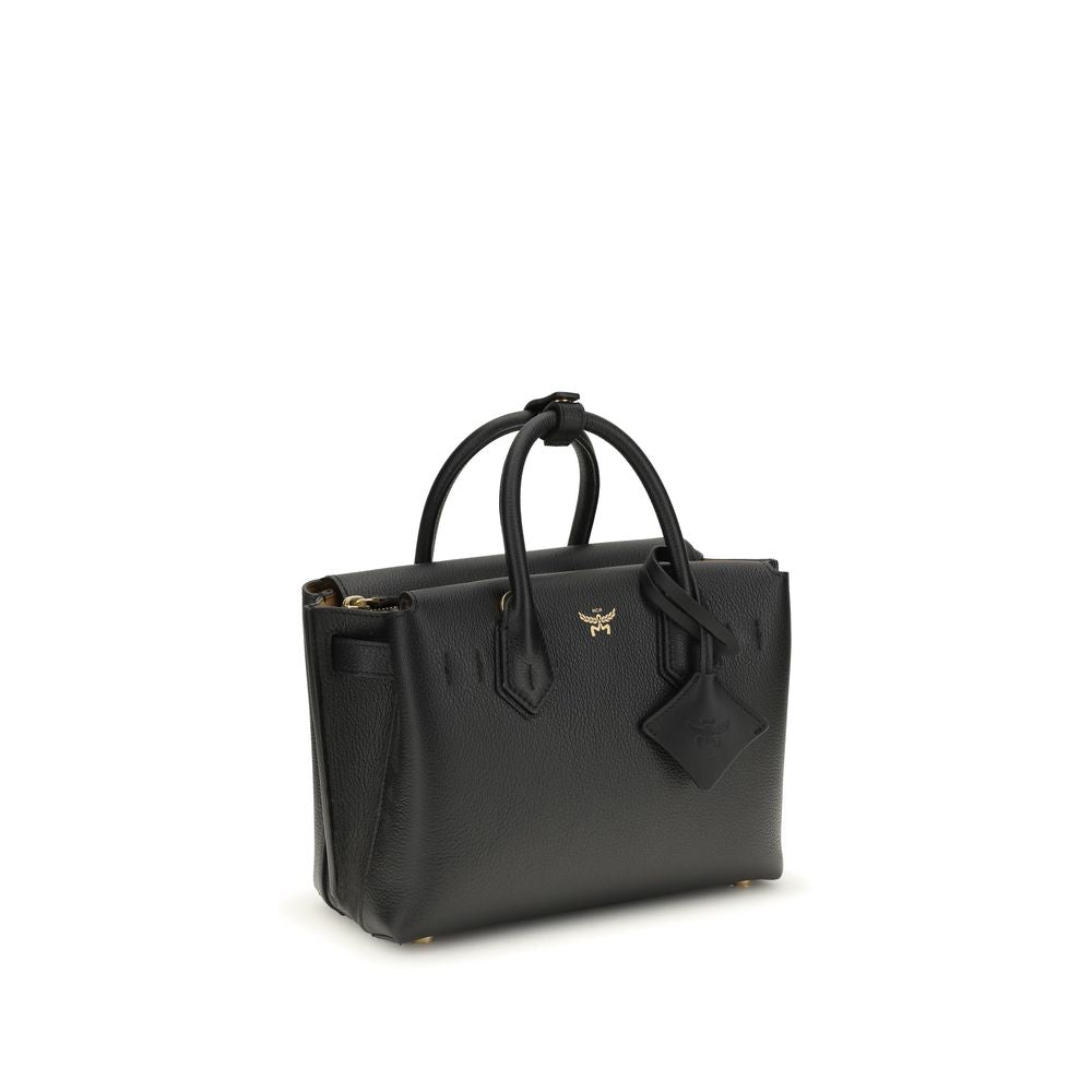 Black Calf Leather Bos Taurus Handbag