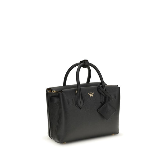 Black Calf Leather Bos Taurus Handbag