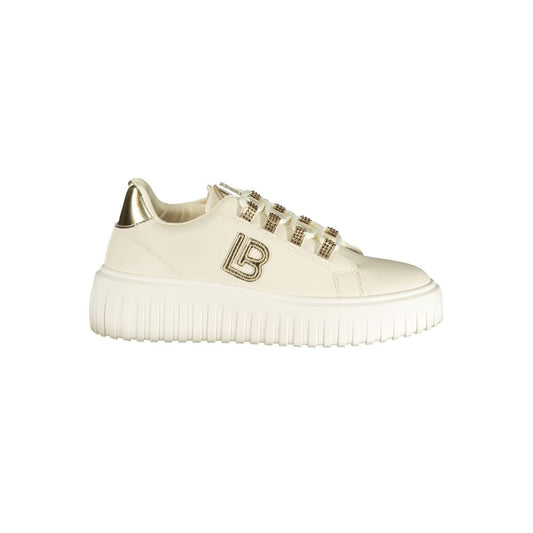 Beige Polyurethane Women Sneaker