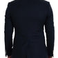 Blue Double Breasted Formal Coat Blazer