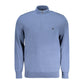 Blue Cotton Men Sweater