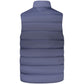 Blue Nylon Men's Sleeveless Jacket