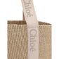 Beige Raffia Handbag