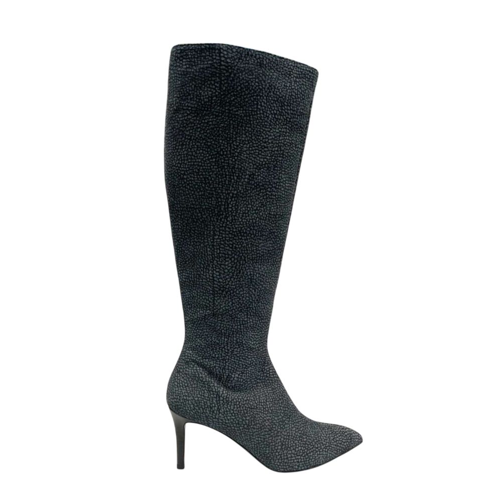 Black Genuine Leather Women Boot
