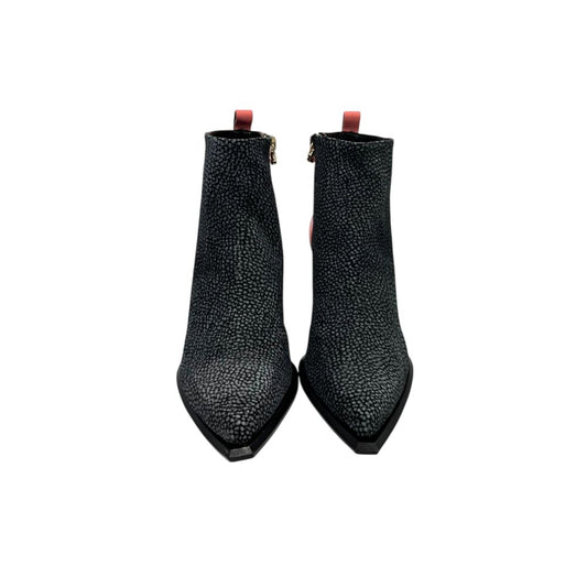 Pink Genuine Leather Women Boot