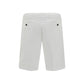 White Cotton Bermuda Shorts