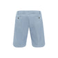 Light Blue Cotton Bermuda Shorts