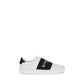White Calf Leather Bos Taurus Low Top Sneakers
