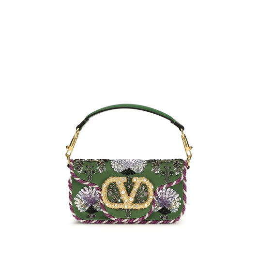Multicolor Silk Shoulder Bag