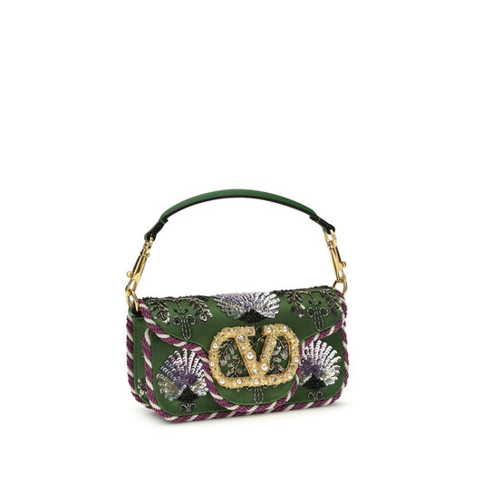 Multicolor Silk Shoulder Bag
