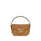 Beige Calf Leather Bos Taurus Shoulder Bag