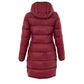 Bordeaux Cotton Full-Length Jacket