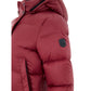 Bordeaux Cotton Full-Length Jacket