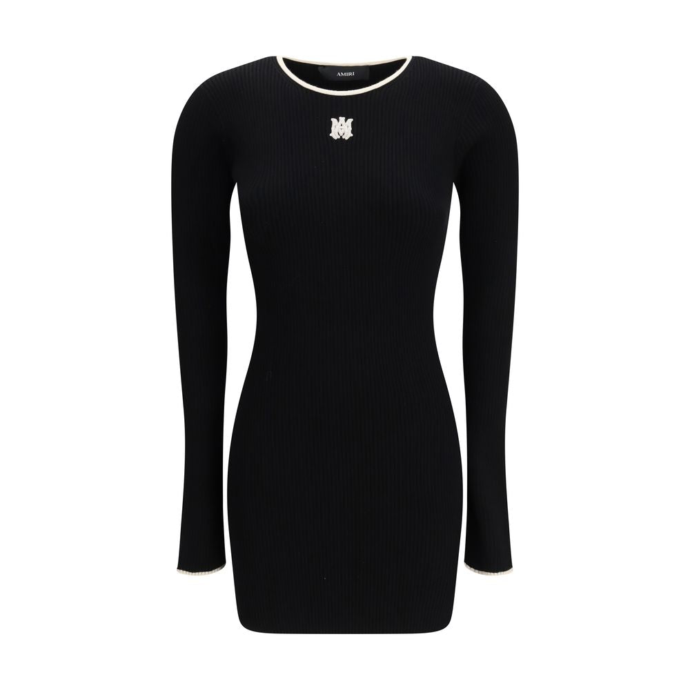 Black Viscose Casual Dress