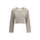 Beige Linen Sweatshirt