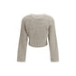 Beige Linen Sweatshirt