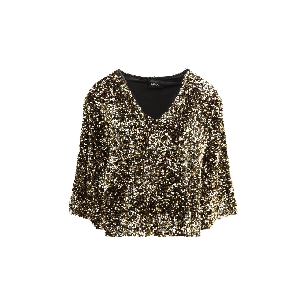 Gold Polyester Blouse