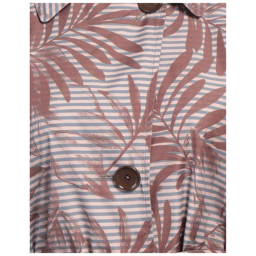 Brown Polyester Coat