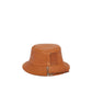 Brown Calfskin Bucket Hat